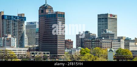 Memphis, Tennessee downtown city skyline. (USA) Stock Photo