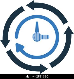 Clock, restoration, history, time icon is use in designing and developing websites, commercial, print media, web or any type of design project. Vector Stock Vector