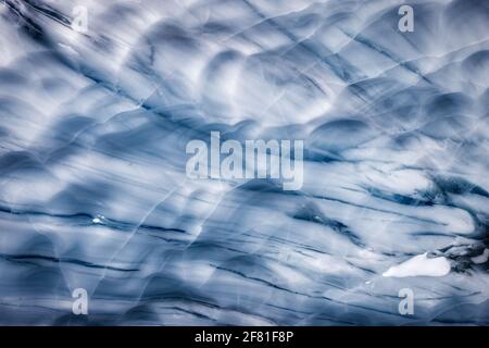 Beautiful View of the Ice Cave in the Alpines Stock Photo