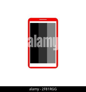 Mobile smart phone  mobile template digital device communication gadget vector illustration vector design. Stock Vector