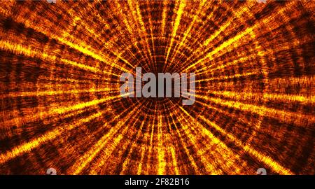 Orange Light Speed Line Technology Background; future and network Concept design; Vector Illustration. Stock Vector