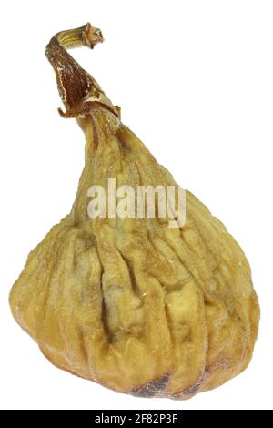 dried wild fig isolated on white background Stock Photo