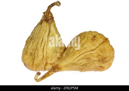 dried wild figs isolated on white background Stock Photo