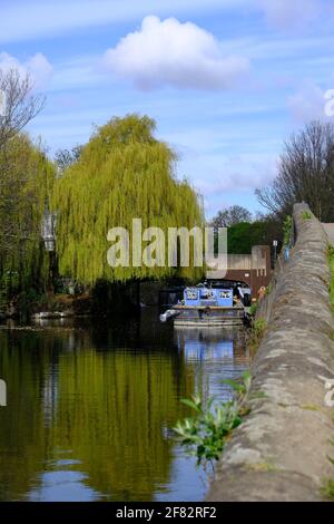 Regen't Canal by Victoria Park, HAckney, East London, London, United Kingdom Stock Photo