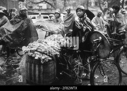 Street scenes of Guangzhou China 1985 Stock Photo