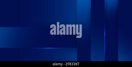 Abstract background shiny blue stripes lines with lighting. Vector illustration Stock Vector
