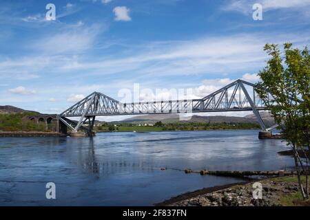 Cantilever bridge at Connel over Loch Etive, Argyll, Scotland Stock Photo