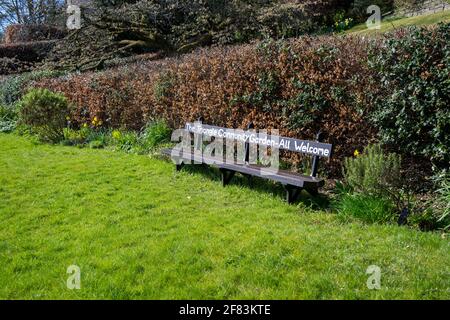 The Triangle Community Garden in Kendal Stock Photo
