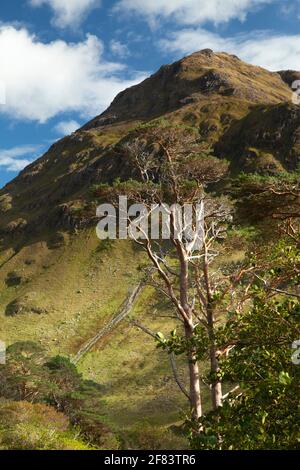 Doolough valley and mountains on the Wild Atlantic Way in County Mayo in Ireland Stock Photo