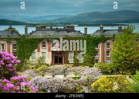 Bantry house and gardens in Bantry bay on the Wild Atlantic Way in West Cork in Ireland Stock Photo