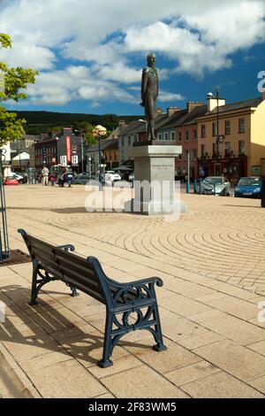 Main square in Bantry town on the Wild Atlantic Way in West Cork in Ireland Stock Photo