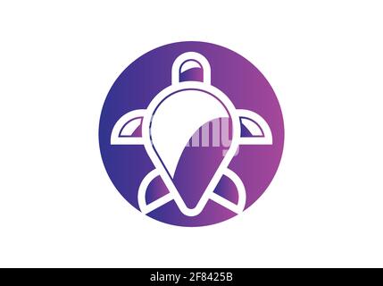 Turtle Logo design Vector Illustration template Stock Vector