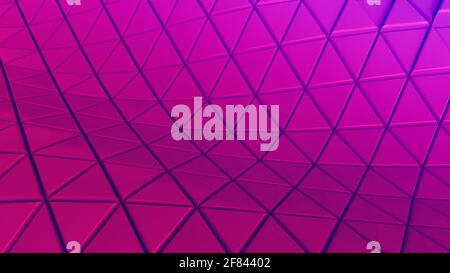 abstract backdrop background cells color purple floor for futuristic graphics hexagon, illustration, matrix network pattern colorful tech triangle wal Stock Photo