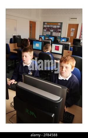 Howe Dell primary school in Hatfield school is rated by Ofsted as outstanding and eco-friendly. head is Debra Masseyphotograph by David Sandison The Independent Stock Photo