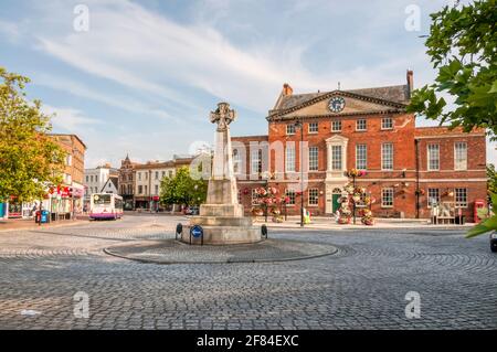 Fore Street in the centre of Taunton. Stock Photo