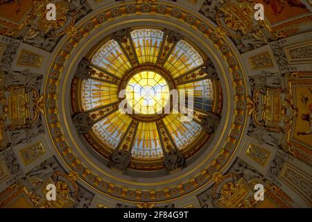 Dome, Oberpfarr- und Domkirche closed, dome window, Berlin Cathedral, Berlin, Germany Stock Photo