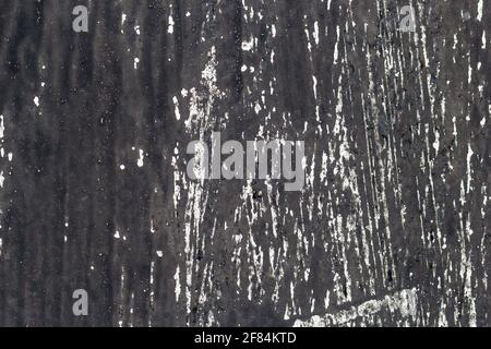 Dark scratched metal. Dark metal background. Empty space. Stock Photo