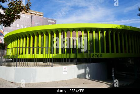 West Hollywood, California, USA 10th April 2021 A general view of atmosphere of Mutato Muzika recording studio at 8760 Sunset Blvd on April 10, 2021 in West Hollywood, California, USA. Photo by Barry King/Alamy Stock Photo Stock Photo