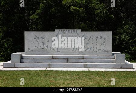 Arizona  Monument, Gettysburg National Military Park, Pennsylvania, USA Stock Photo