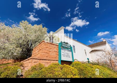 Utah, MAR 15, 2021 - Exterior view of the Opera House Stock Photo