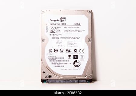 Seagate Laptop Hard Drive Stock Photo