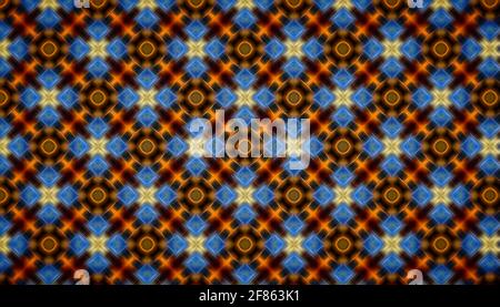 Abstract symmetrical multicolored patterned background. Stock Photo