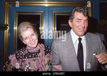 Dean Martin and Jeanne Martin Circa 1980's Credit: Ralph Dominguez/MediaPunch Stock Photo