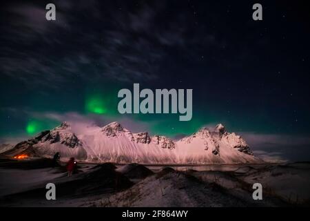 Aurora Borealis at Stokness, Iceland  Taken at @Iceland Stock Photo