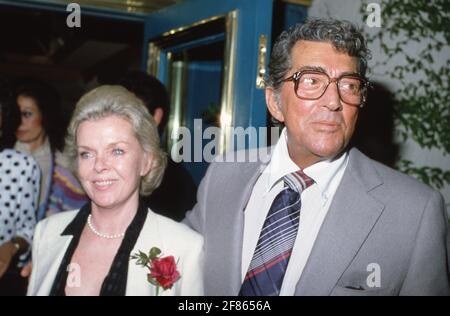 Jeanne Martin and Dean Martin 1983 Credit: Ralph Dominguez/MediaPunch Stock Photo