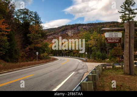 Fall Season in New Hampshire Stock Photo