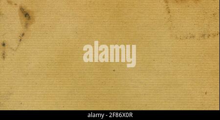 grunge kraft brown paper texture. Horizontal banner Stock Photo