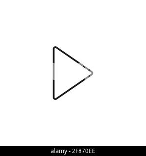 Play button icon vector illustration Stock Vector