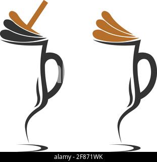 Ice cream logo icon design  vector template Stock Vector