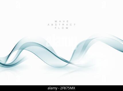 Vector color abstract wave design element Wave flow Stock Vector