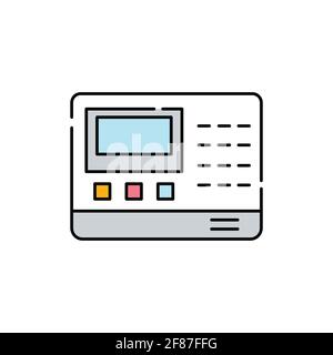 Signaling olor line icon. Pictogram for web page, mobile app, promo. UI UX GUI design element. Editable stroke. Stock Vector