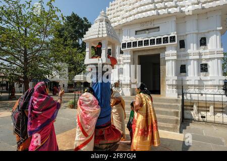 Koraput, India - February 2021: People visiting the Jagannath Temple on  February 23, 2021 in Koraput, Odisha, India Stock Photo - Alamy