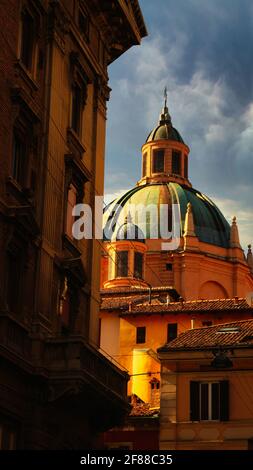 sanctuary of Santa Maria della Vita: Bologna, Italy. Stock Photo