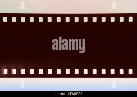 Strip of old celluloid film with dust and scratches Stock Photo - Alamy