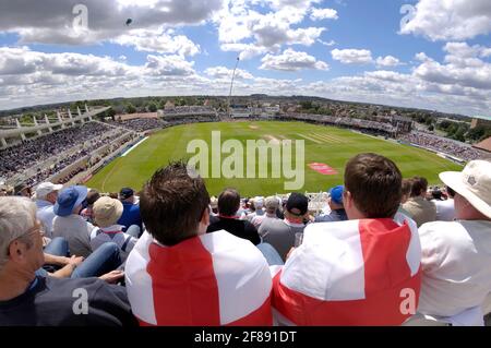 CRICKET 2nd TEST ENGLAND V INDIA AT TRENT BRIDGE 3ed  DAY 29/7/2007 PICTURE DAVID ASHDOWN Stock Photo