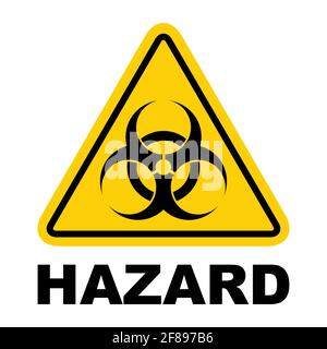 Biohazard modern website icon isolated on white background. Design for mobile app and ui . Stock Vector