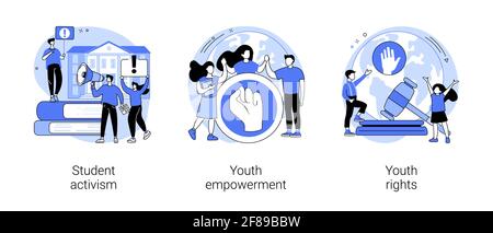 Youth empowerment abstract concept vector illustration Stock Vector ...