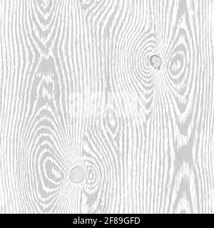 Wood texture. Light grey wooden background. Old textured piece of wood with scratches, top view. Highly detailed table or floor surface, natural mater Stock Vector