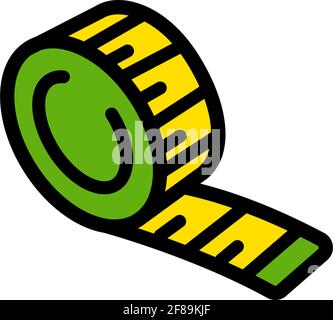 sewing tape measure icon vector illustration design Stock Vector Image &  Art - Alamy