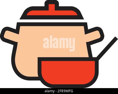 Kitchen, kitchenware icon suitable for info graphics, websites and print media and interfaces. Simple style vector icon. Stock Vector