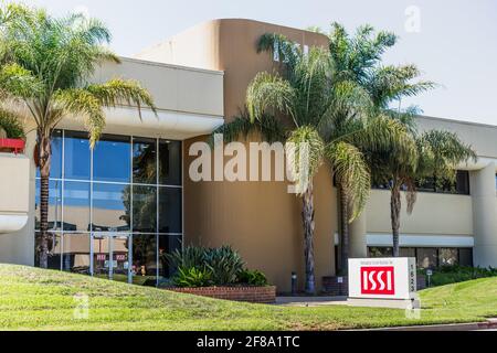 Sep 24, 2020 Milpitas / CA / USA - ISSI headquarters in Silicon Valley; Integrated Silicon Solution, Inc. (ISSI) develops high performance integrated Stock Photo