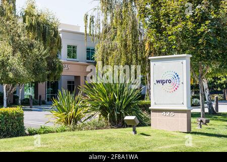Sep 26, 2020 Mountain View / CA / USA - Wipro offices in Silicon Valley; WIPRO Ltd is an Indian multinational corporation that provides information te Stock Photo