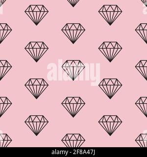 Diamond seamless pattern Stock Vector