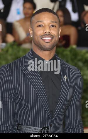 Michael B Jordan during the 2018 Met Costume Gala Heavenly Bodies