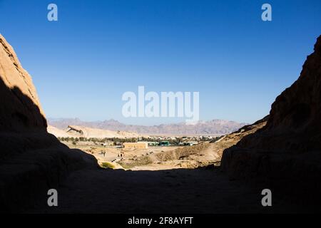 Madyan - city of Prophet Shoaib, Al-Bad, Northern Saudi Arabia. Stock Photo