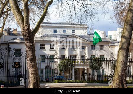 Royal Saudi Embassy in London W1, UK Stock Photo